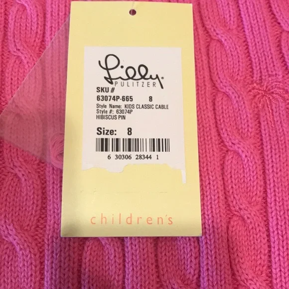 Lilly Pulitzer classic cable sweater - Picture 3 of 6